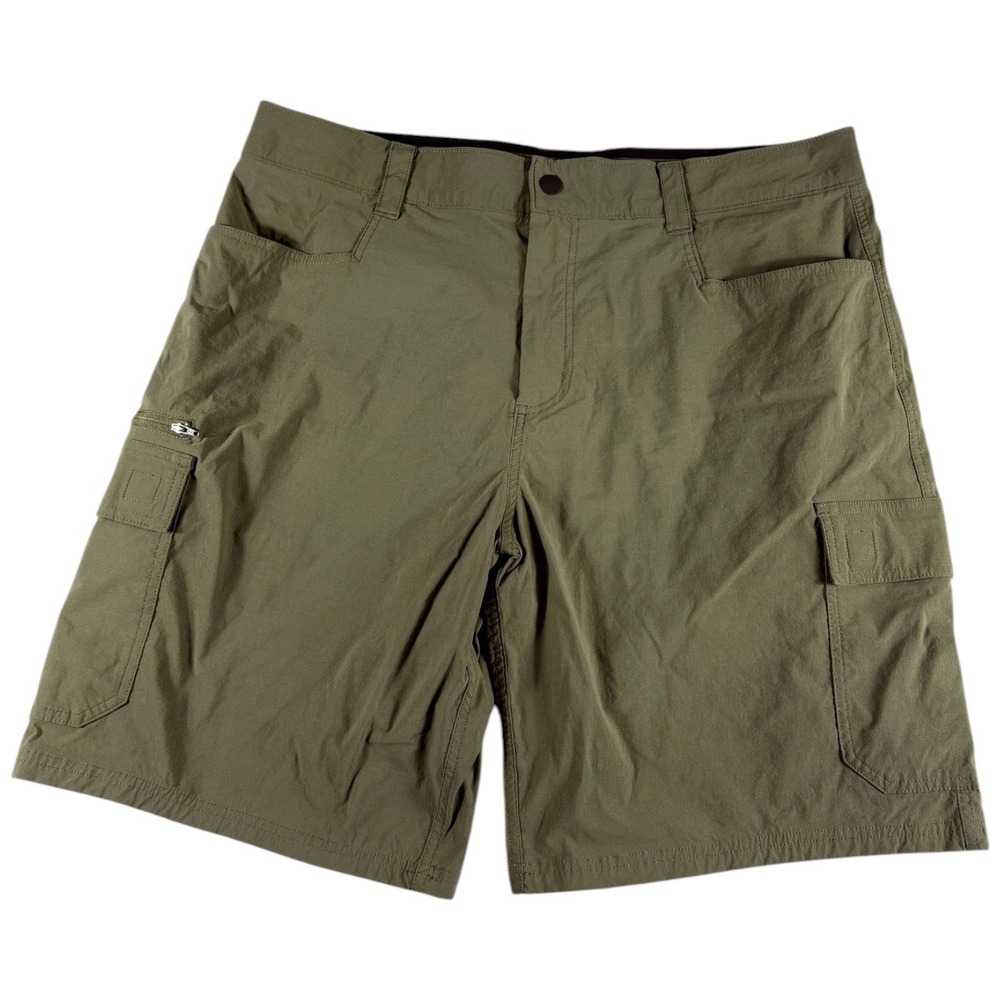 Orvis Cargo Shorts Mens 38 Green Lightweight Workwear Midrise Outdoor Utility